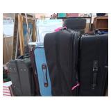 Lot of Soft-Sided Rolling Luggage
