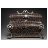 Reptile-Pattern Decorative Storage Chest