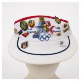 1984 Los Angeles Olympics Pin-Covered Cap Garment
