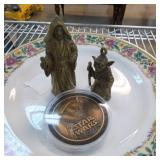 Lot of Star Wars Figurines & Episode III Medal