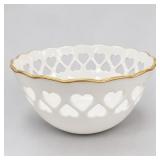 Lenox Heart Bowl, Gold-Tone Trim