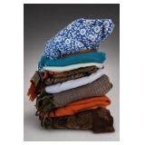 Assorted Scarves and Textile Wraps