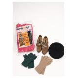 Lot of Cole Haan Shoes, Wool Beret Gloves Garment