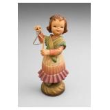 ANRI Tiny Sounds Triangle Girl Figurine