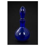 Cobalt-Blue Glass Decanter