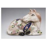Made in Macau Ceramic Horse Sculpture