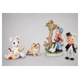 Lot of Glazed Decorative Figurines