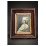 Framed Beatrice Cenci Portrait Reproduction