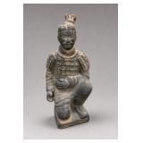 Chinese-Style Kneeling Terracotta Warrior Statue