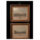 Lot of Framed French Harbor Prints