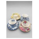 Lot of Johnson Bros. & Victoria Teacup Sets