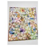Multicolor Patchwork Sampler Quilt