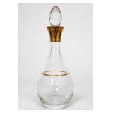 Imperial Glass Gold-Tone Wine Decanter