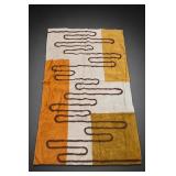 1960s 70s Mid Century Scandinavian Rya Shag Rug