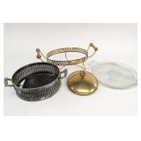 Amazon metal oval casserole serving caddy