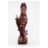 Chinese Carved Wood Guan Yin Figure
