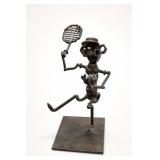 John Tennis player sculpture