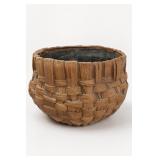 Large Woven Fiber Pottery Planter Basket