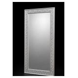 White Full-length floor mirror