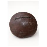 Antique or vintage leather medicine ball