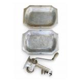Kitchen Lot Aluminum Trays & Meat Grinder