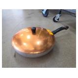 Round Frying Pan with Domed Lid