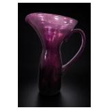 Purple Art Glass Pitcher