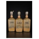 3 Duraglas Scotch Bourbon Vodka Dispensers