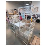 Elfa Wire Basket Storage Units