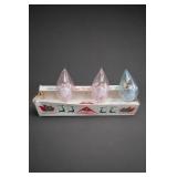 3 Jewelbrite Angel Teardrop Ornaments