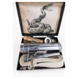 Cased M.S.A. snakebite first-aid kit