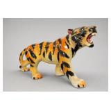 Vimax Japanese Ceramic Growling Tiger Figurine