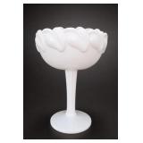 Vintage Fostoria Wistar milk glass compote