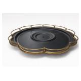 Brass Rotating serving tray