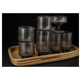 Libbey Tawny Smoked Glasses
