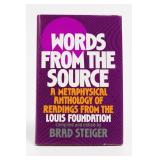 Words from the Source Book by Brad Steiger, 1975