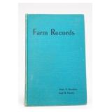 Farming Farm Records Hardcover book