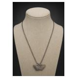 Sterling silver Butterfly Pendant necklace