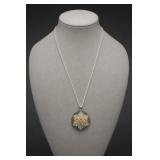 Sterling Silver Snowflake Necklace
