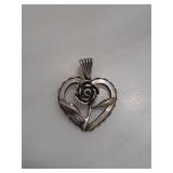 Sterling Silver Heart Pendant
