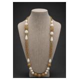 Marked Designed by Gucci Gold-Tone Necklace
