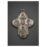 Sterling Silver Catholic Cross Pendant