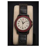 Swiss Army Red Bezel Date Field Watch