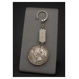 1922 Peace Dollar Coin Keychain