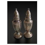 Weighted Sterling Silver Salt & Pepper Shakers