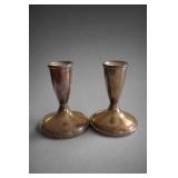 Pair Hamilton Sterling Silver Candlesticks