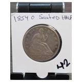 1854-O Seated Liberty Half Dollar, Arrows