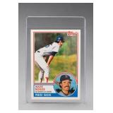 1983 Topps Wade Boggs Rookie Card #498
