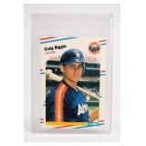 1988 Fleer Update Craig Biggio U-89 Card