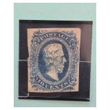 1863 Confederate 10-Cent Jefferson Davis Stamp
